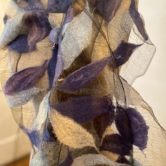 NWOT DESIGNER SILK ORGANZA & MERINO WOOL FELT - Picture 5 of 10